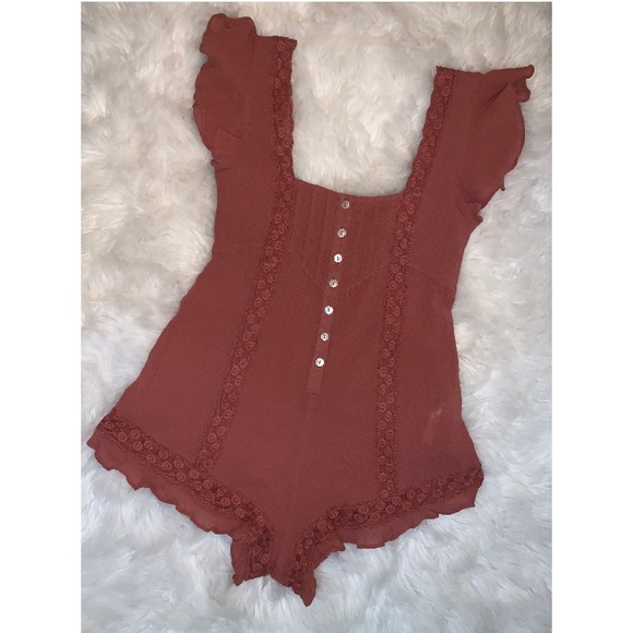 Free People Pants - 🆕NWT Free People Intimately Romper.